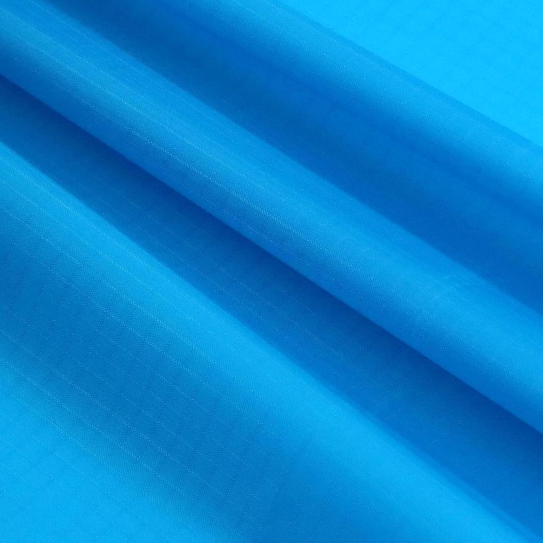 9KM DWLIFE Fabric, Sky Blue Waterproof Ripstop Nylon Fabric 40D, 60x78 Inches, Lightweight, PU Coating, Airtight Fabric for Kite, Tent, Flag, Bag, Tarp Cover, DIY Project