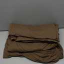 Amazon Basics 100% Cotton Jersey Bed Sheet Set, Twin, Brown, Solid