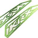 Kawasaki KRX 1000 Frog Skin Air intake Covers Made in Aluminum Anodized Green NEW