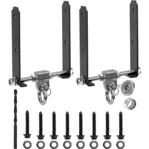 2 Heavy Duty Swing Hangers, Wooden 180 Swing Set Accessories Hammock 660LB Capacity Playground Hammock Chair Rope, Sandbag Porch, Hanging Heavy Punching Bags (2 Pack)