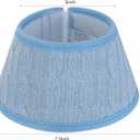 2 x 7.5 Inch Knitted Christmas Tree Collar, Rustic Mini Tree Skirt Base Cover for Small Tabletop Trees, Holiday Home Decor,Light Blue