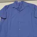 COOFANDY Mens Short Sleeve Button Down Shirt Lightweight Wrinkle Free Untucked Dress Shirts, Size M