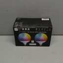 ILC G120 LED Large Globe Light Bulbs 15W, Compatible with Alexa Required Echo Device,  4.72 inch, Color Changing, 150W Equivatlent, Color Temprature 4000k, CRI>95+, E26 Base (2 Pack) (Natural White 4000k + Rgb)