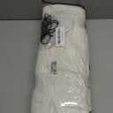 Pinch Pleated 72 Inch Wide Curtain 90 Inches Long Cream Ivory Sheer Linen Curtain Drapes for Patio Sliding Glass Door with Hooks Rings Semi Sheer Privacy 90 Inch Length Drapes for Living Dining Room (Natural)