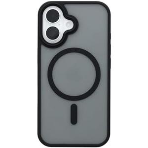 Katti Case Crystal Translucent Black for iPhone 16 - Impact Resistant and with Magnets