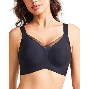 Women's Bras Without Steel Rings Seamless Underwear Large Sized Comfortable Bras With European And Styles Plus Size Womens Clothing Womens Outfits, Size L