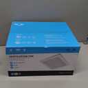 Tech Drive Bathroom fan 110 CFM, 1.5Sone No Attic access Needed Installation,Very Quiet Bath Ventilation and Exhaust Fan, Ceiling Mounted Fan,White Plastic Grille