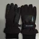 Rivmount Kids 3M Winter Ski Snowboarding Snow Gloves Warm Thermal Waterproof Windproof Touchscreen for Boys Girls in Cold Weather (S(4-6 Years), 823-Black)