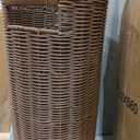 ECOMISTIQ® Cylindrical Umbrella Stand Uncovered Top Woven ...