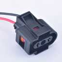 2 Pin Washer Fluid Sensor Plug Coolant Tank Reservoir Sensor Waterproof Harness Connector 1J0973202 for VW Golf Jetta Passat Audi TT Q5 A6 A7 Skoda