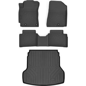 Cartist Floor mats & Cargo Liner Fit for 2019-2024 Kia ForteS | EX | FE | LX | LXS | GT | GT-LineAll Weather Floor Liner for Forte Accessories, Heavy Duty TPE Waterproof
