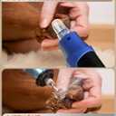 7-Speed Dog Nail Grinder with LED Light Ultra Quiet Electric Pet Nail Trimmer for Large Dogs & Cats Professional Grooming Tool with Dust Collector, One-Hand Speed Control & Instant Stop Safety