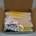 PartySticks Glow Sticks Party Supplies for Kids and Adults (30pk Assorted) - 6 Inch Bulk Glow Light Up Sticks Party Favors, Glow in the Dark Party Decorations, Waterproof Nontoxic Glow Necklaces