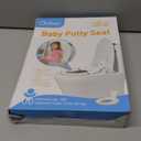 Orzbow Foldable Travel Potty Training Seat, Toddler Toilet Seat Attachment for Adult Toilets, Portable Potty with Suction Cups, Adjustable Length, Splash Guard, Non-Slip Base, Easy to Clean, White