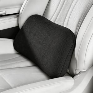 Big Hippo Lumbar Support Pillow for Car & Office Chair - Memory Foam Back Cushion for Lower Back Pain Relief, Ergonomic Back Support with Breathable Cover for Home, Truck, Wheelchair