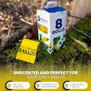 Eco-Friendly Poop Bags - 120 Bags Made from Cornstarch, Unscented and Perfect for Your Daily Walks