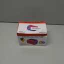 IDAODAN Electric Balloon Pump, Portable Electric Balloon Blower Machine Balloon Air Pump Dual Nozzle Rose Red 110V 600W Balloon Inflator for Party Decorations