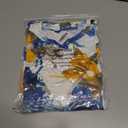 TCOT Pajamas for Women Set Summer Fashion Short Sleeve Crewneck Tops with Skirt Sets Pajama Casual Loungewear (Small, B Blue Yellow Floral)