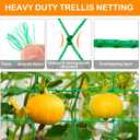 Trellis Netting, Garden Netting for Plants, 6.6x26 Feet Garden Trellis Netting for Climbing Plants with 27 Strands Nylon Outdoor Indoor, Vegetable Grow Trellis Net for Tomato, Cucumber, Grape, Bean