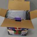 6FT Christmas Santa Inflatables Outdoor Decorations Santa Claus with Gift Box Blow Up Yard Decorations, Built-in LED Lights for Outdoor Christmas Party Yard Garden Lawn Xmas Decoration