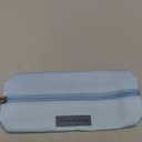 Mr. Pen- Cute Pencil Case Pouch, Light Blue Color, Multipurpose Canvas Bible Pencil Pouch