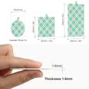 3 x Round Double Sided Adhesive Dia. 1" 40PCSStrong Adhesive Foam Pads, Made with 3M 4026 Foam, White Sticky Mounting Dots for Walls, Car, Home, Round, 0.06" Thick