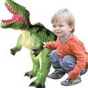 YONGJULE Big Dinosaur Toys for Boys, 29 inch Large Giganotosaurus Toys, Giant Inflatable Dinosaur Toys for Kids 3-5, Toddler Jumbo Dinosaur Birthday Gifts, Dinosaur Party Favors