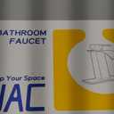 RUACQ Vessel Sink Faucet,Tall Waterfall Bathroom Faucets for 1 or 3 Hole,Single Handle with 304 Stainless Steel Lavatory Vanity Faucet with Deck,Pop-up Drain and Supply Hoses (Gold)