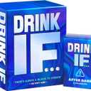 DRINK IF... Adult Drinking Party Game + After Dark Expansion Set - 800 Questions to get You Buzzed & Drunk - Ice Breakers Cards, White Elephant Gifts, Christmas Stocking Stuffers & Board Games Night