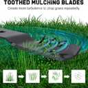 Grasscool Z254F Mulching Blades for Husqvarna 54 inch Mower Z254 MZ54 RZ5424 LGT2654 YTH24V54 54'' Deck Zero Turn Replace 187256 532187256 532187254
