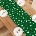 2 x St Patricks Day Table Runner St Pattys Day Decorations for Home