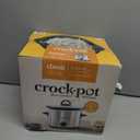 Crockpot Manual 3-Quart Slow Cooker Silver