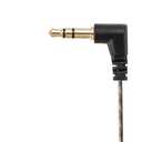Tubeless Covert 1 Pin 3.5mm Listen Only Earpiece| 31-45IN Adjustable | FBI-Certified | for Motorola/Kenwood | Clear Stealth 22" Cable
