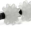 RumbleRoller Original Beastie Fiberglass Roller, Clear