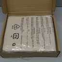 Amazon Basics Lightweight Super Soft Breathable Brushed Microfiber 4 Piece Bed Sheet Set with 14-Inch Deep Pockets, Wrinkle Resistant, Queen, Beige, Solid