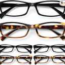 Gaoye 2.75 Reading Glasses for Women, 6 pack Fashion Readers for Women Spring Hinge Eye Glasses, Blue Light Reading Glasses