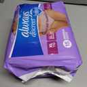 Always Discreet Adult Diapers for Women, Incontinence Underwear, Postpartum Essentials, Disposable Briefs, Max Absorbency, Bladder Leak Protection, Extra Large/XL, 15ct
