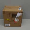 Small Portable Space Heater for Indoor use with Realistic 3D Flame, Mini Electric Fireplace Heater with Thermostat, 1500W/750W PTC Ceramic Heating, Tip-Over Safety Switch, Black