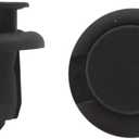 uxcell 50 Pcs Black Plastic Rivets Fasteners 10mm Dia Hole for Car Auto Bumper Fender