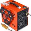 PCP Air Compressor, 4500 PSI / 30 MPa, 350W Motor, Auto Stop, Built-in Adapter, 12V DC or 110V / 220V AC Power, Portable Water/Oil-Free Pump for Paintball, Air Rifle, Airguns, HPA Tanks, Orange