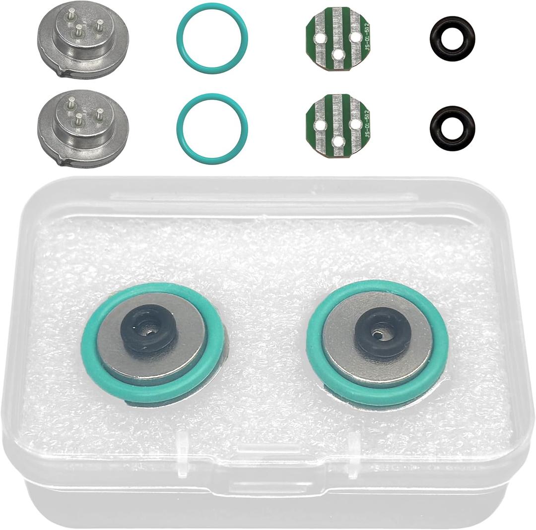 2 Pcs DQ380 Transmission TCU Control Unit Pressure Sensor & Clutch Pressure Sensor - Compatible with VW Audi Skoda Seat -0DE 0GC DQ381 DQ500 -Fits Golf Jetta Passat Q3 A3 TT Beetle More