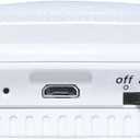 Good Earth Lighting Rechargeable Lithium ion Battery LED Motion-Activated 7-Inch Round Closet Light - White - 25W Incandescent Equivalent - 4000K - Motion Sensing up to 15 ft