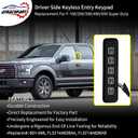 Driver Side Keyless Entry Keypad | Replacement for 2015-2020 Ford F-150/250/350/450/550 Super Duty | Replaces# 601-046, FL3Z14A626AA