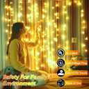 340 LED 90FT Christmas String Lights Outdoor, 12 Pro Modes and Timer Memory & Brightness, Plug in Waterproof Dark Green Wire Twinkle Light for for Xmas Yard Tree Wedding Party Decor (Warm White)
