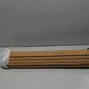 LazBlinds No Drill Bamboo Roman Shades, 39" W x 64" H, Star-Brown