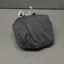 Waterproof Dining Chair Seat Covers Set of 6, Stretch Removable Dining Room Seat Covers for Dining Chairs, Kitchen, Hotel, Party. (Grey)