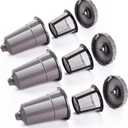 for Keurig My K-Cup Reusable Coffee Filter, Brew Coffee or Tea, Fits K10 K15 K40/45 K55 K60/65 K70/75/79 Series with Sustainable Coffee Accessories, Gray 3 Pack