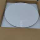 12 Inch Round White Ceramic Cake Stand, Decorative Cupcake Stand, Dessert Display Plates for Snacks and Cookies, Baby Shower, Birthday, Wedding Party Decor