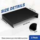 Stainless Steel Gas Stove Top Cover, Multi-functional Noodle Board, Cooktop Cover for Expanding Kitchen Space, Robust and Durable, 15"x 22"x3.2" (1, Black)