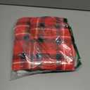 ANGELGGH Matching Family Christmas Pajamas Sets, Holiday PJs with Top and Pants, Cute 2 Piece Sleepwear for Couples/Women/Men (Men, M, Red Green Tree)